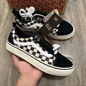 Vans Old Skool MTE-1 Black White Checkerboard UltraCush Shoes Men's Size 8.5